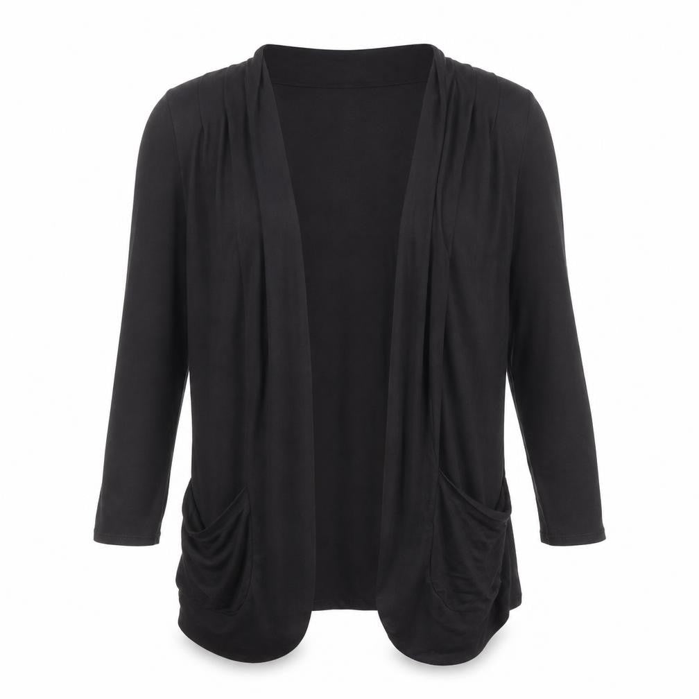 Dorothy Perkins Womens Black V-Neck Polyester Cardigan Jumper Size 10