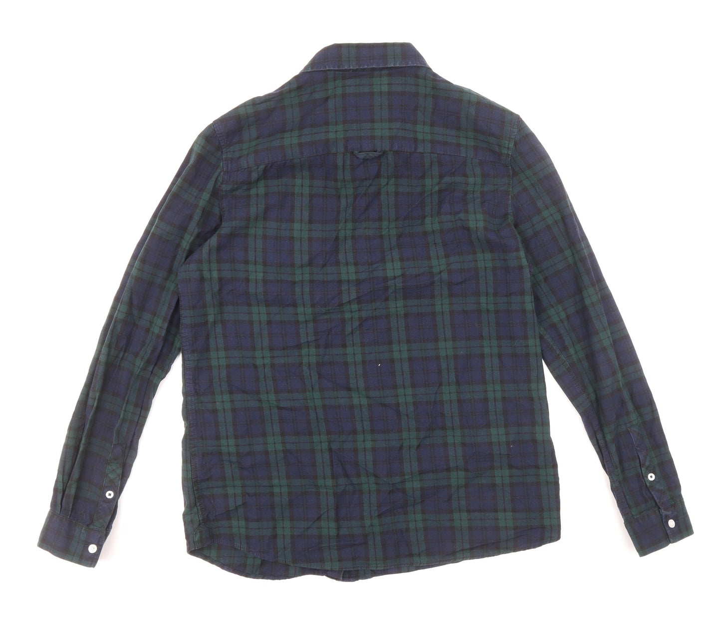 Crew Clothing Womens Multicoloured Plaid 100% Cotton Basic Button-Up Size 8 Collared