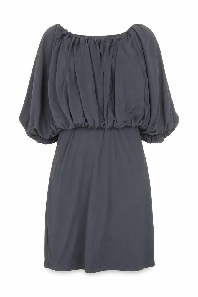 Zara Womens Blue Polyamide Mini Size S Boat Neck Zip