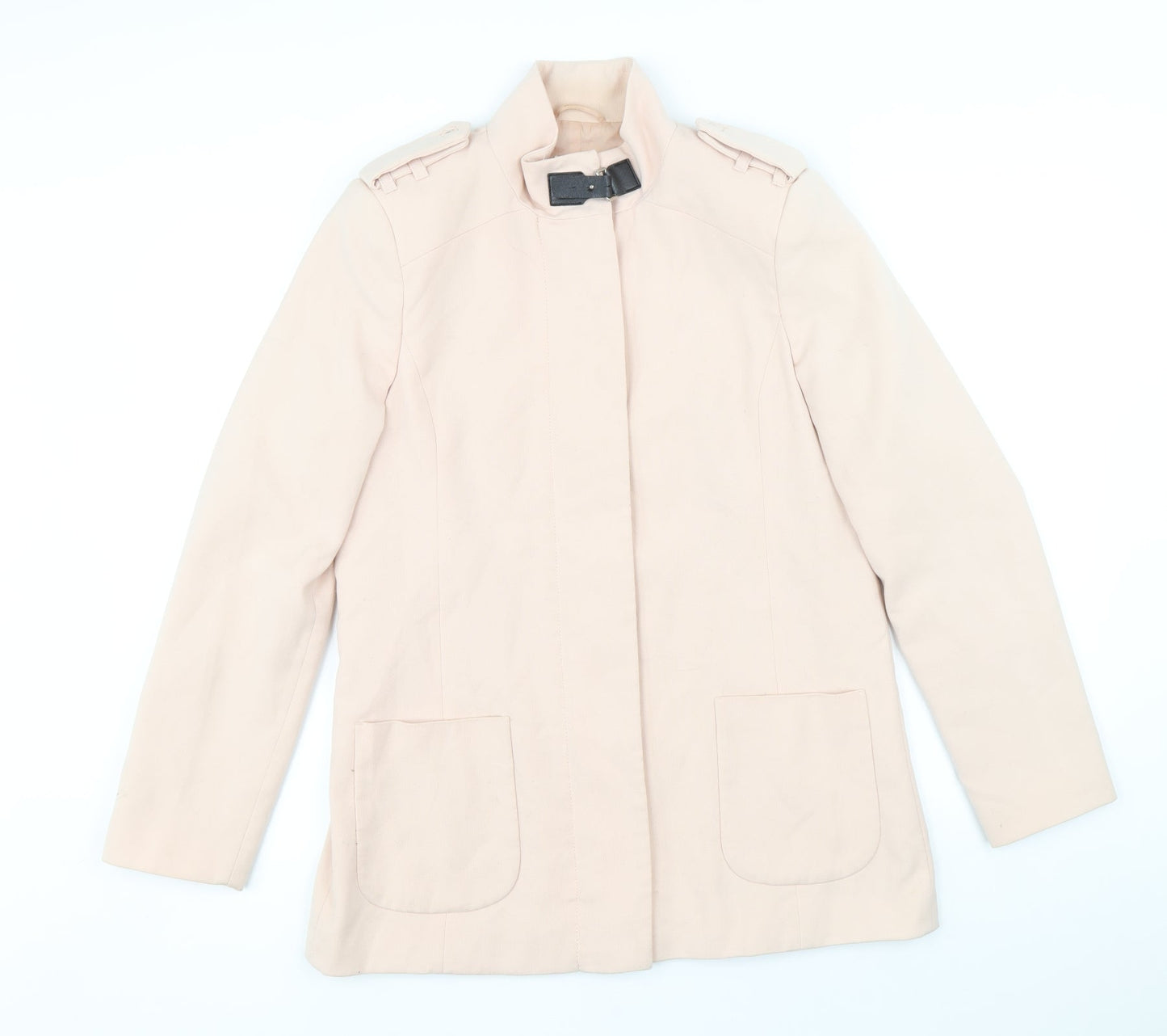 Preworn Womens Pink Jacket Size 12 Zip