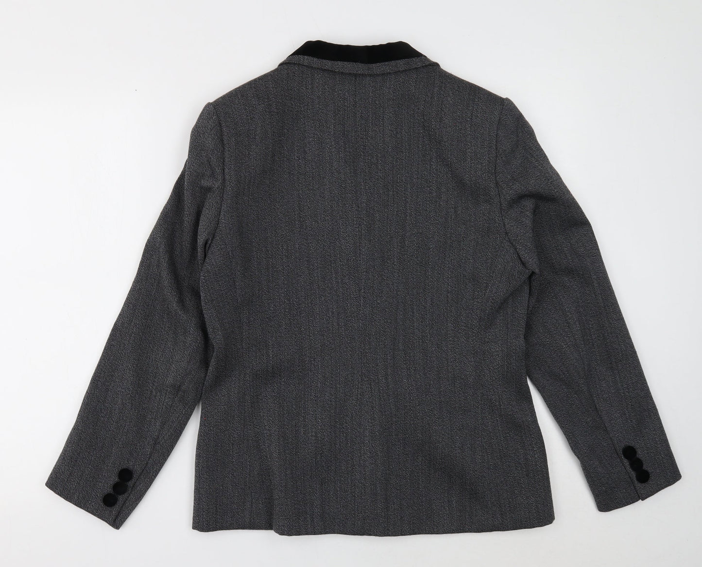 Marks and Spencer Womens Grey Jacket Size 12 Button