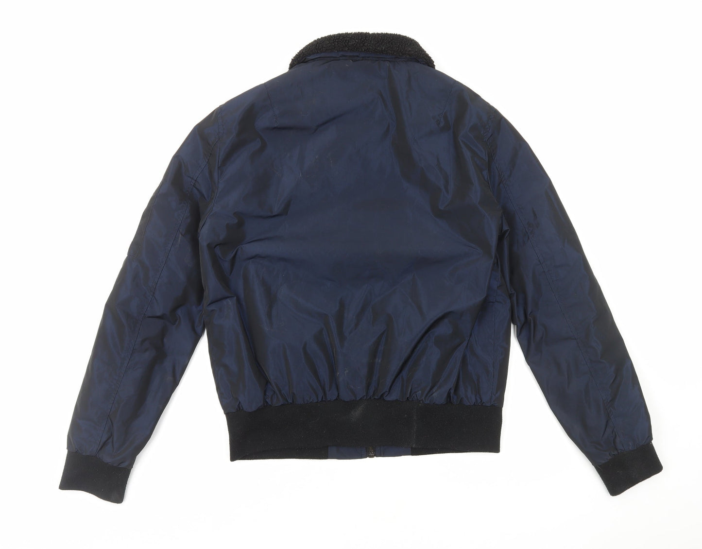 New Look Mens Blue Jacket Size S Zip