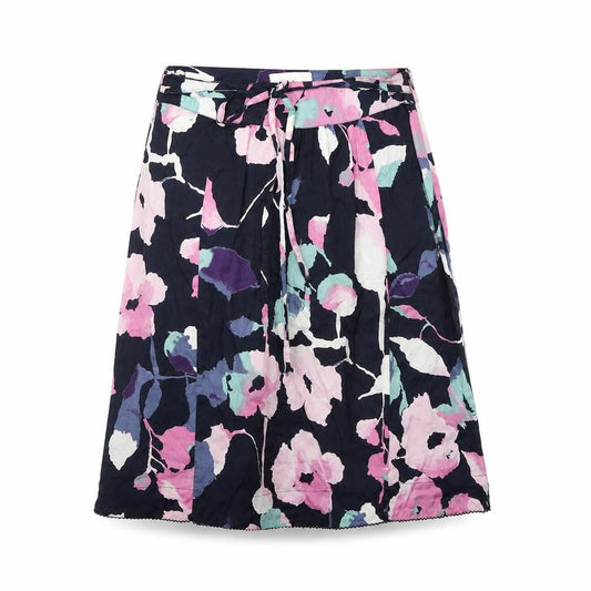 Jackpot Womens Multicoloured Geometric Viscose Flare Skirt Size 6 Zip