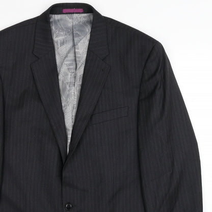Next Mens Grey Wool Jacket Suit Jacket Size 42