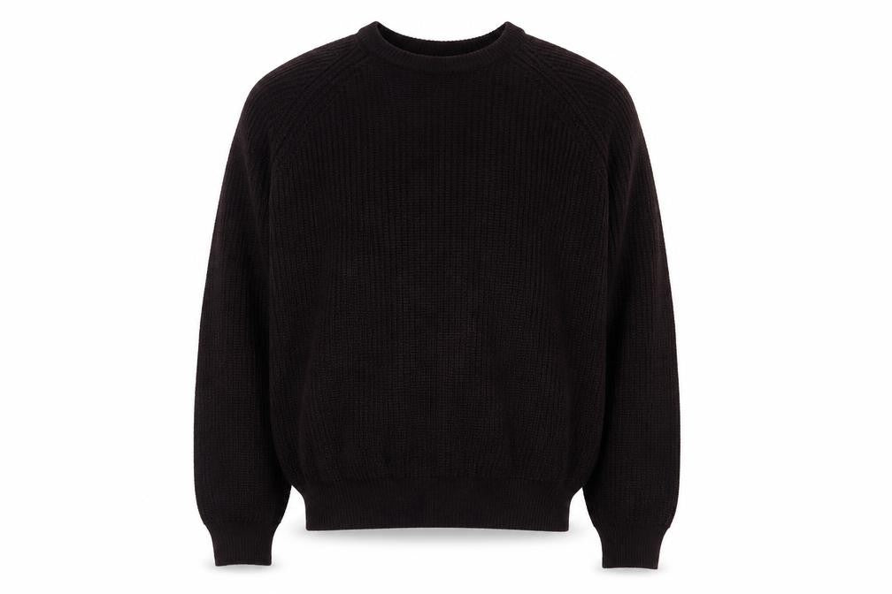 PEP&CO Mens Purple Round Neck Acrylic Pullover Jumper Size M