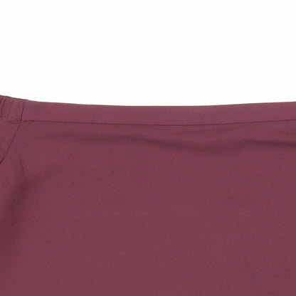 New Look Womens Red Polyester Basic Blouse Size 8 Off the Shoulder - Bardot