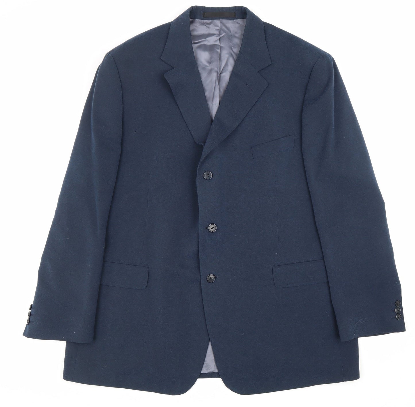 Marks and Spencer Mens Blue Polyester Jacket Suit Jacket Size M