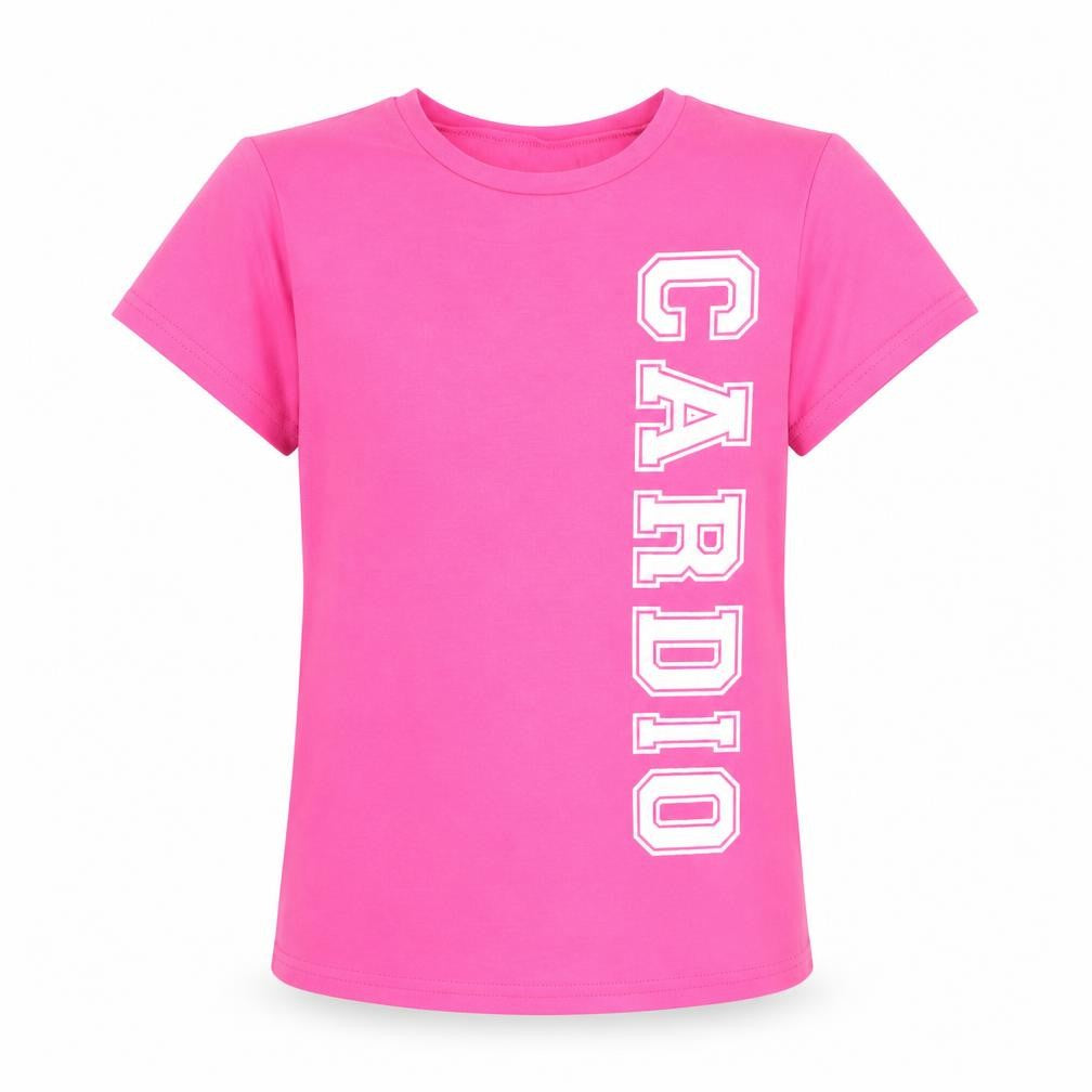 Atmosphere Womens Pink Polyester Basic T-Shirt Size 10 Round Neck Pullover - Cardio