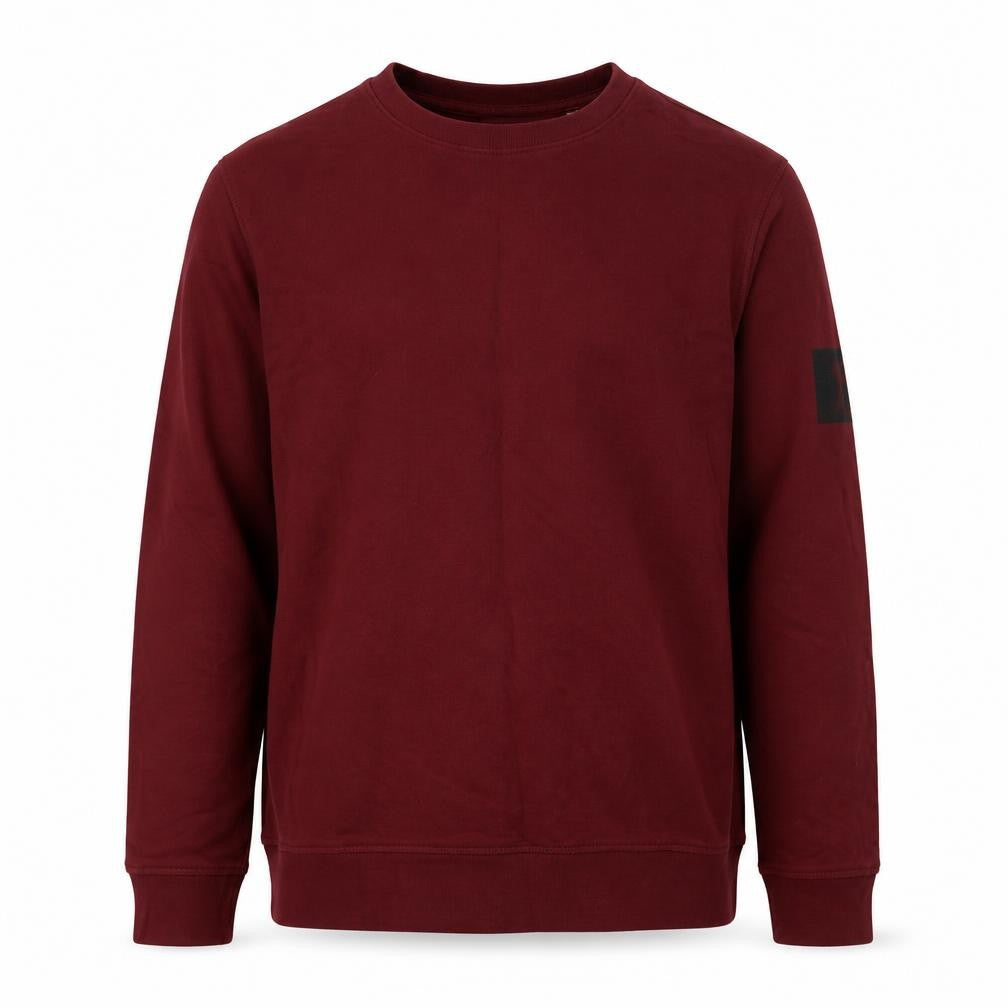 Mr Shaw Mens Red Cotton Pullover Sweatshirt Size M