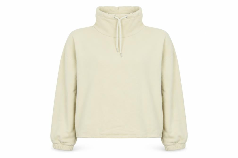 Primark Womens Beige Cotton Pullover Sweatshirt Size S Pullover