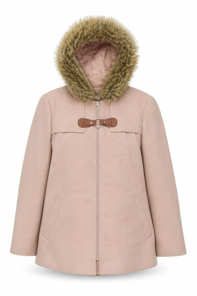 Primark Womens Pink Parka Coat Size 14 Zip