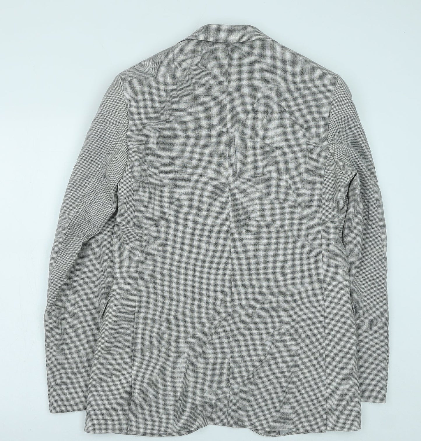Marks and Spencer Mens Grey Polyester Jacket Blazer Size 36