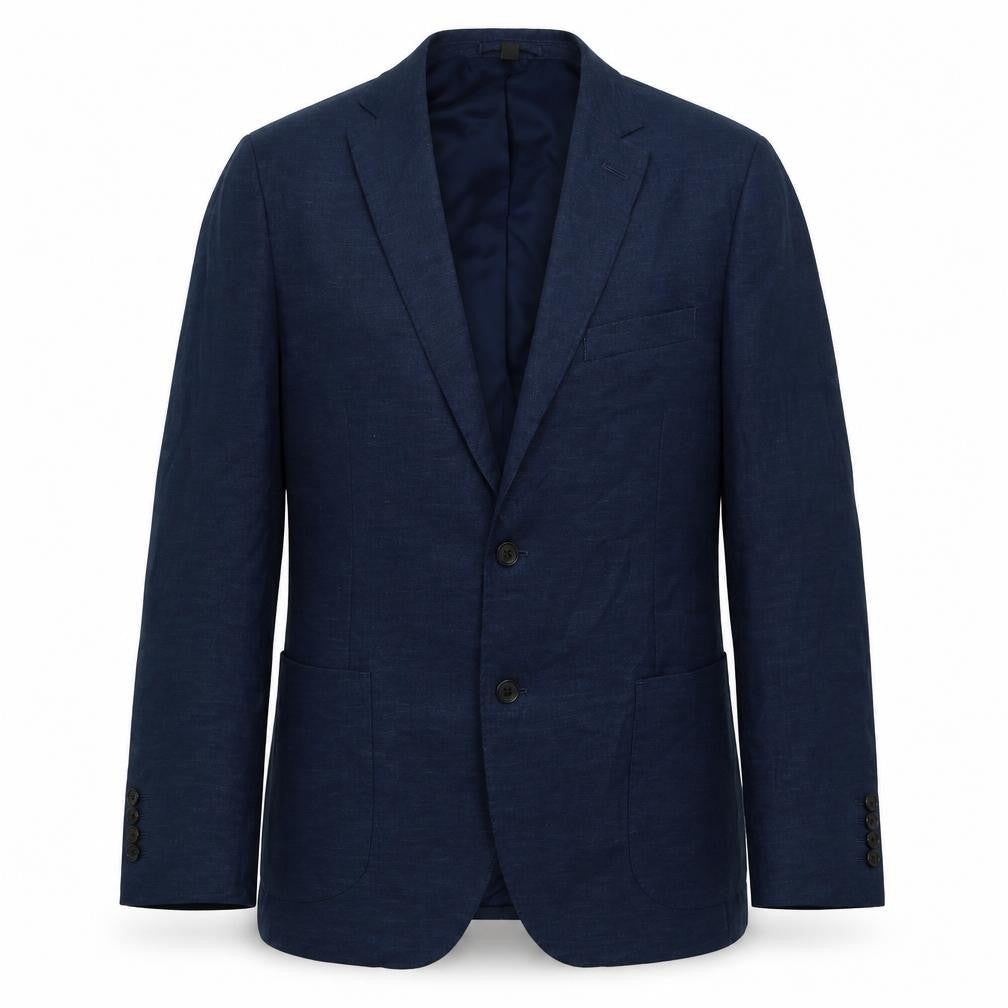 Marks & Spencer Mens Blue Polyester Jacket Suit Jacket Size 42