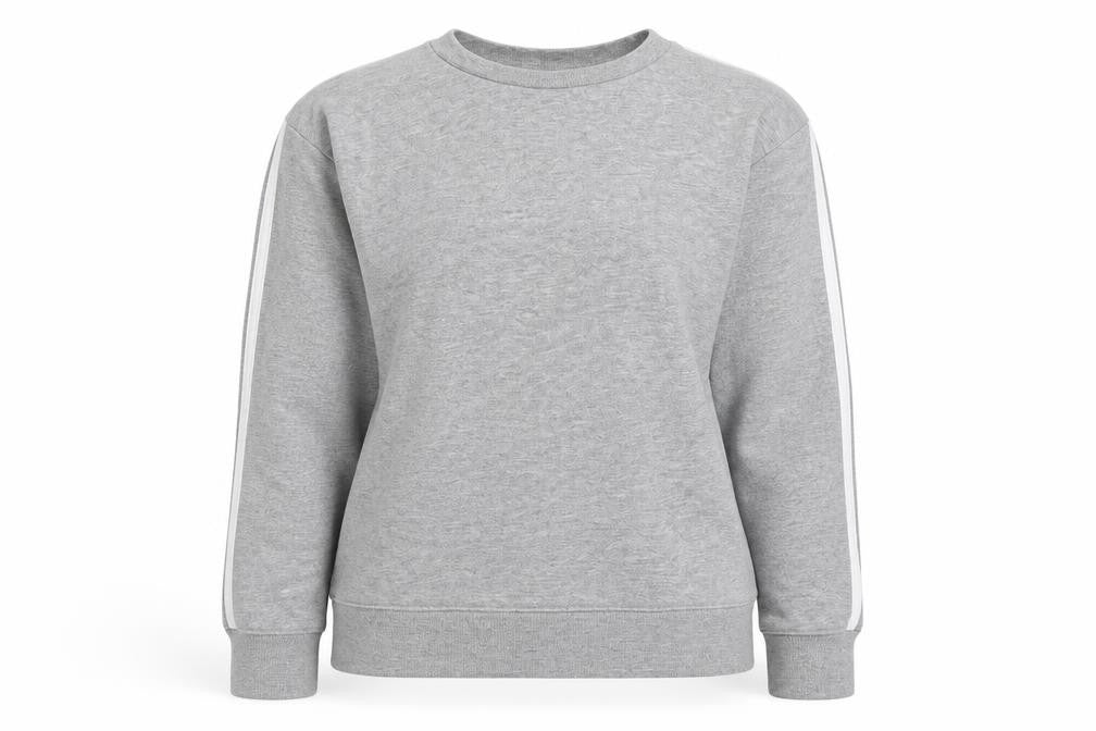 ASOS Womens Grey Cotton Pullover Hoodie Size 8 Pullover