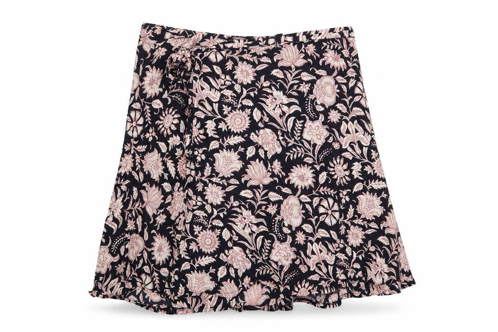 Hatsfrocksetc Womens Multicoloured Geometric Polyester Flare Skirt One Size Tie