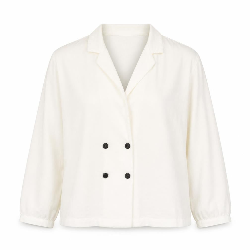 Topshop Womens White Polyester Basic Blouse Size 12 Collared