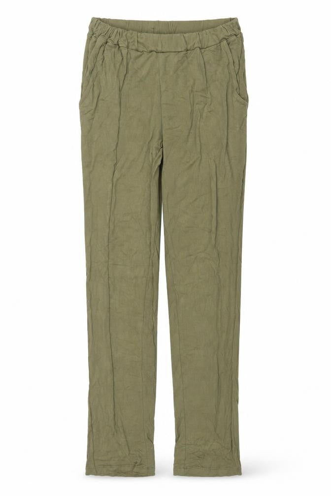 Peacocks Womens Green Viscose Trousers Size 8 Regular