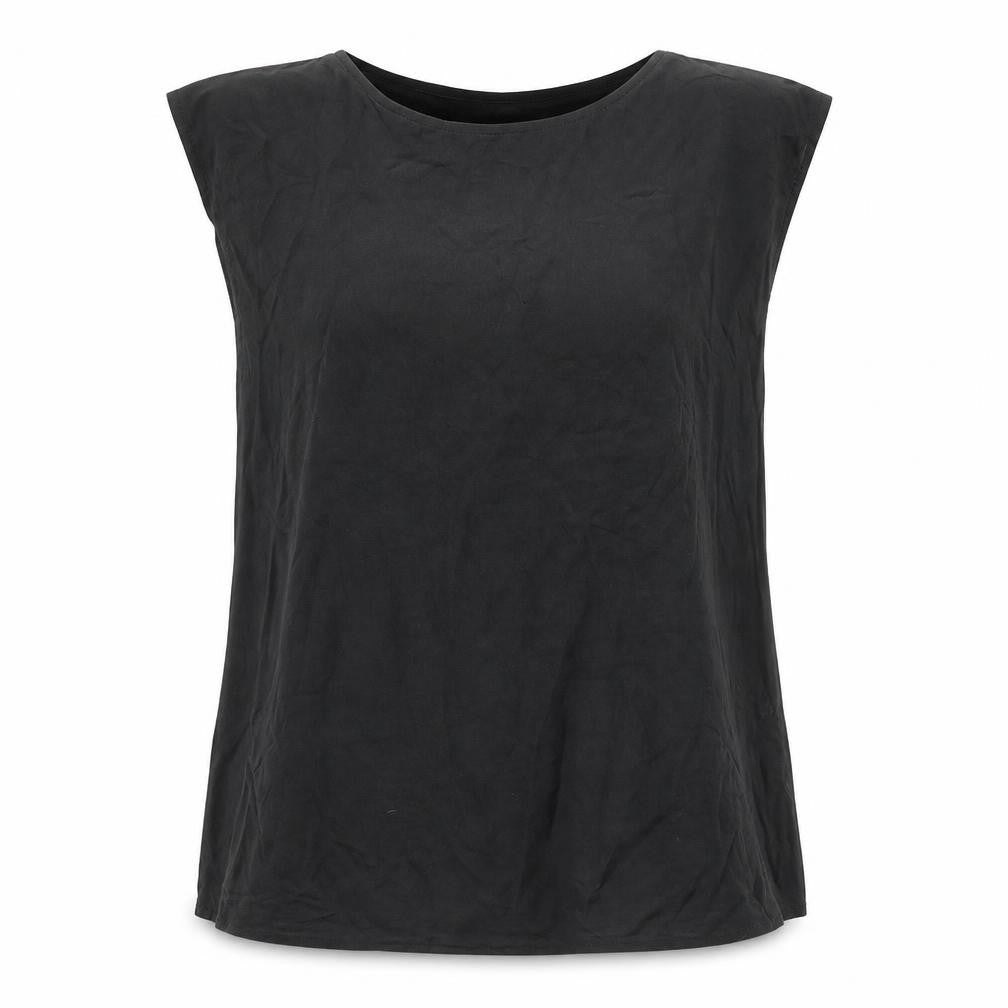 Atmosphere Womens Black Polyester Basic Blouse Size 12 Boat Neck