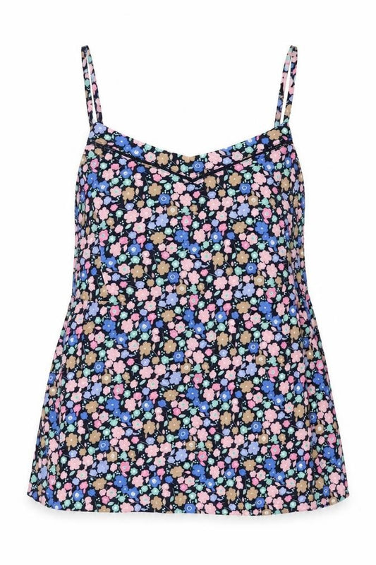 Marks and Spencer Womens Multicoloured Floral Viscose Camisole Tank Size 8 V-Neck