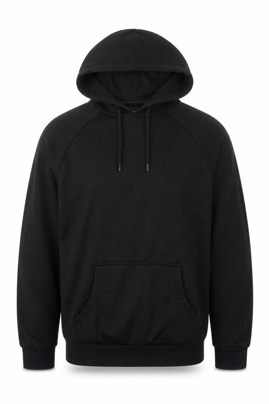 ASOS Mens Black Cotton Pullover Hoodie Size XS