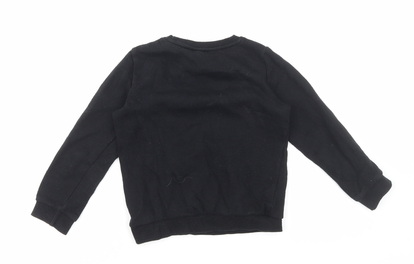 Max Boys Black Cotton Pullover Sweatshirt Size 7-8 Years Pullover - Speed Racing