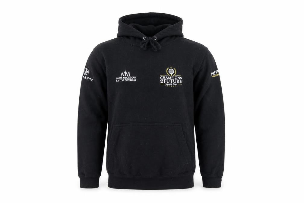 Just Hoods Boys Black Cotton Pullover Hoodie Size S Pullover - Junior Golf
