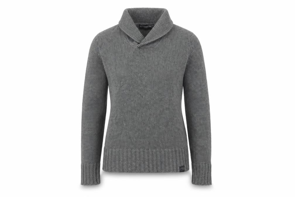 Ambrose&Jackson Womens Grey Roll Neck Acrylic Pullover Jumper Size M