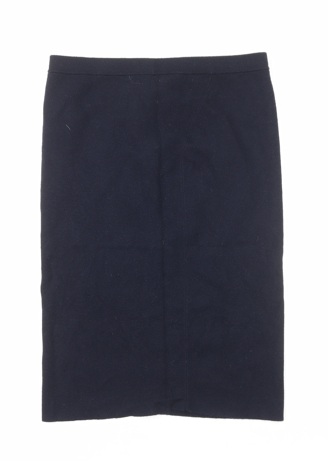 Uniqlo Womens Blue Polyester Straight & Pencil Skirt Size M
