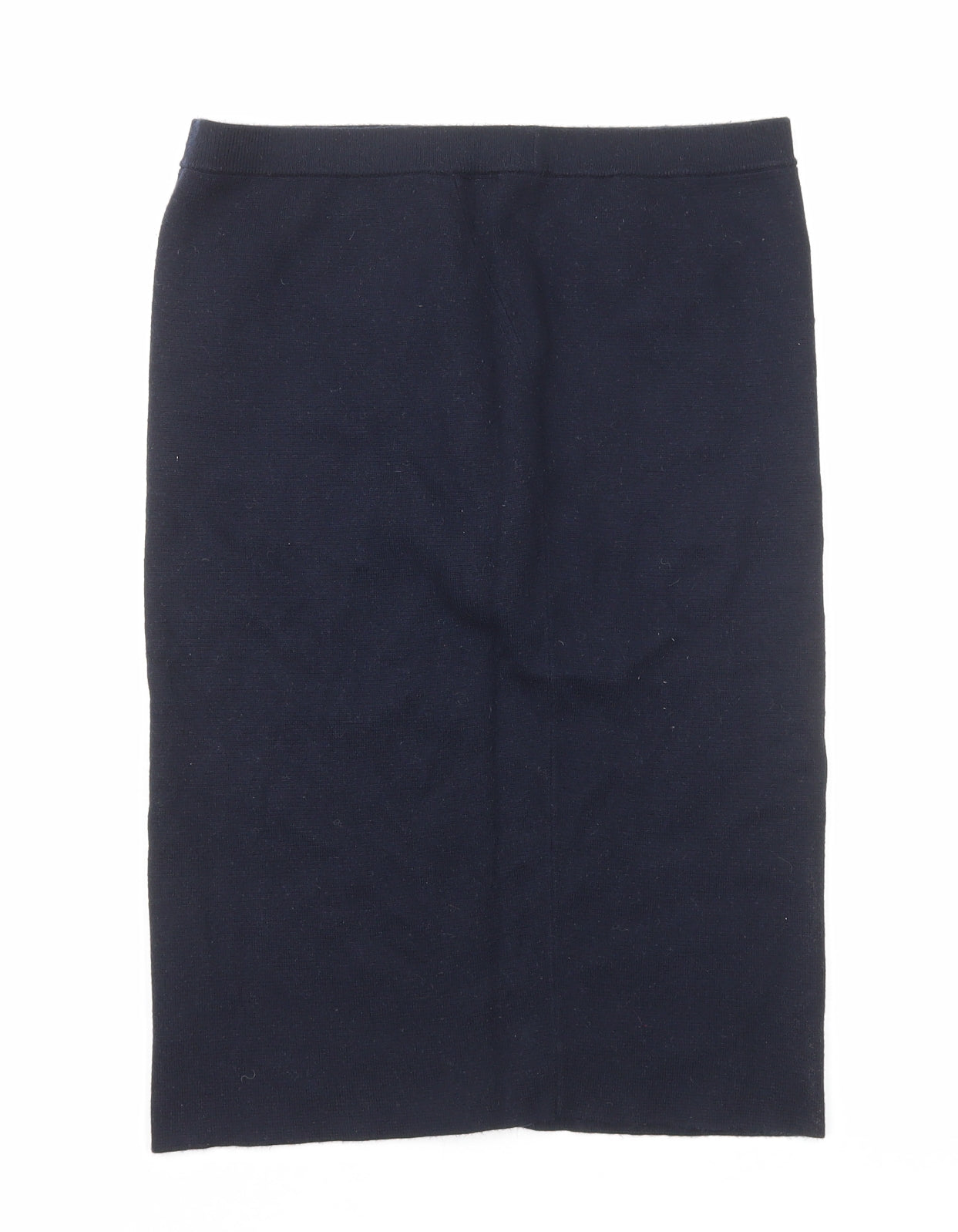 Uniqlo Womens Blue Polyester Straight & Pencil Skirt Size M