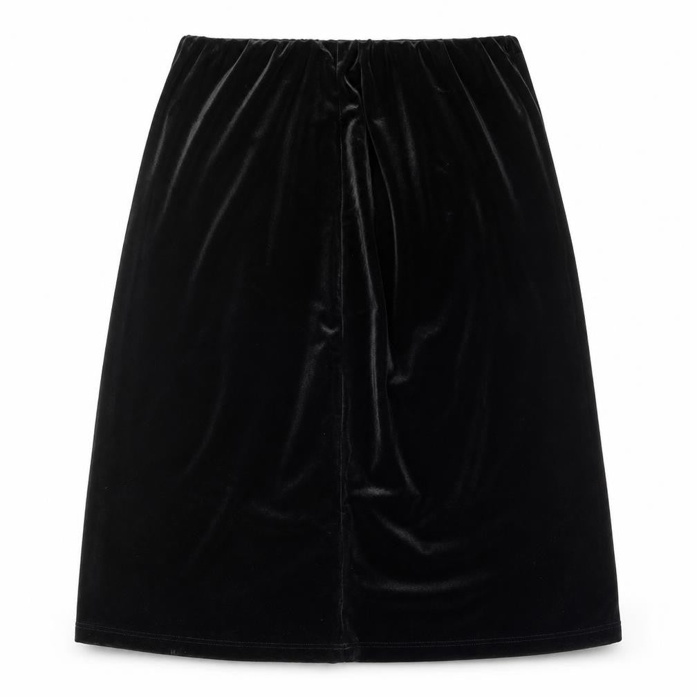 Damart Womens Black Polyester Straight & Pencil Skirt Size 16
