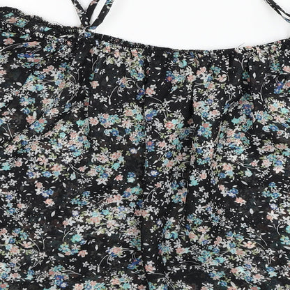 Atmosphere Womens Multicoloured Floral Polyester Basic Blouse Size 10 Off the Shoulder