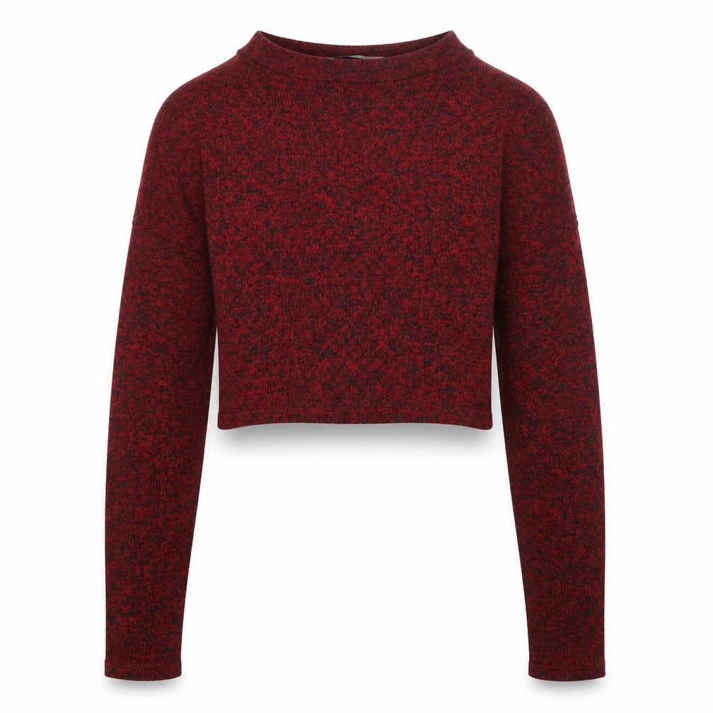 Primark Womens Red Round Neck Viscose Pullover Jumper Size 6