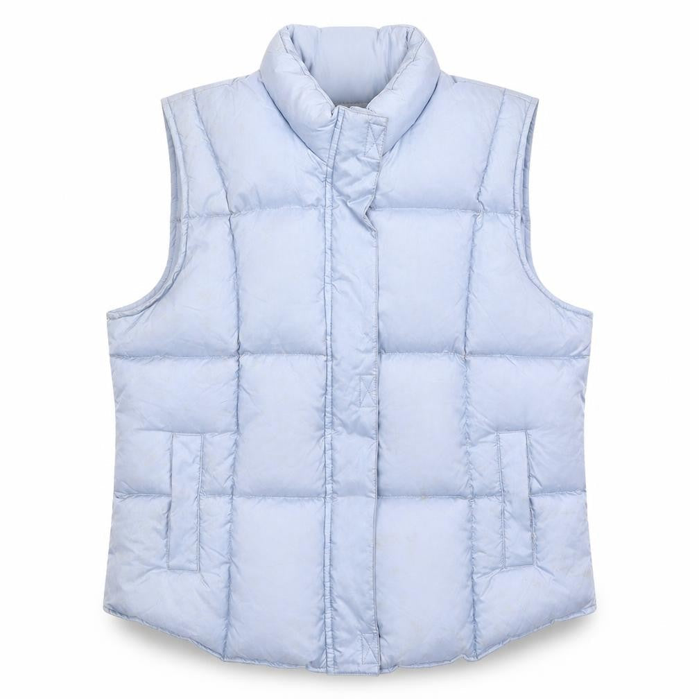 Warehouse Womens Blue Gilet Waistcoat Size 12 Zip