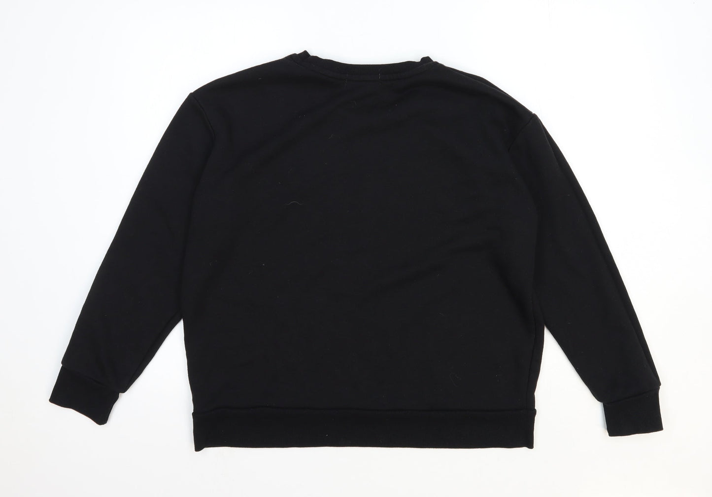 Primark Womens Black Polyester Pullover Sweatshirt Size 12 Pullover - NYC