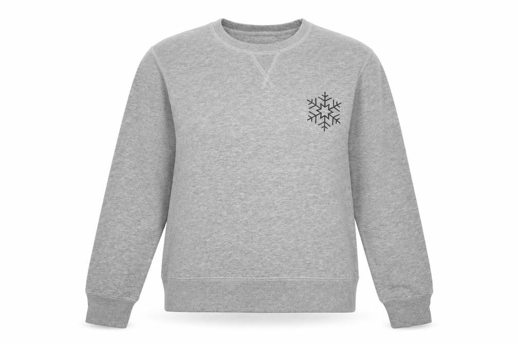 H&M Womens Grey Cotton Pullover Sweatshirt Size M Pullover - Christmas Jumper
