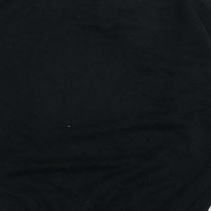 AX Paris Womens Black Cotton Pullover Sweatshirt Size M Pullover - Lips