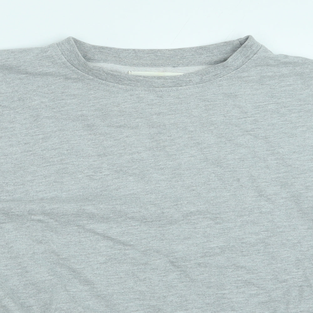 Urban Bliss Womens Grey Cotton Pullover Sweatshirt Size 6 Pullover