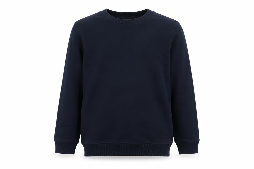 TU Boys Blue Cotton Pullover Sweatshirt Size 9 Years Pullover