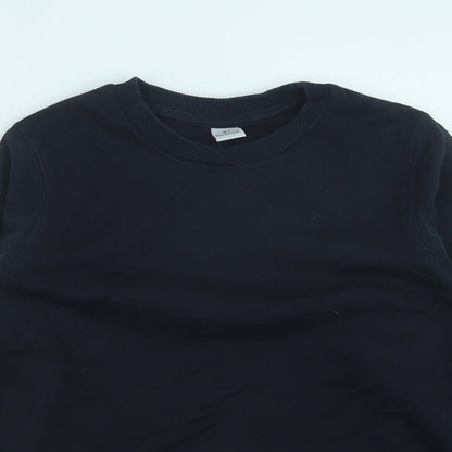 Tu Boys Blue Cotton Pullover Sweatshirt Size 9 Years Pullover