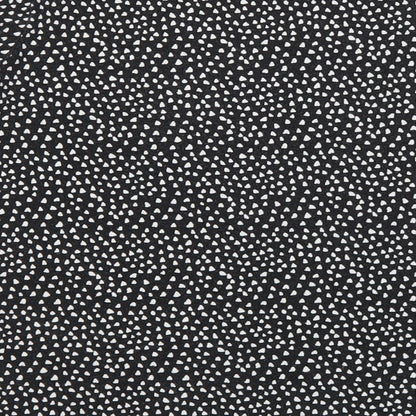 Marks & Spencer Womens Black Geometric Viscose Basic Blouse Size 14 Boat Neck