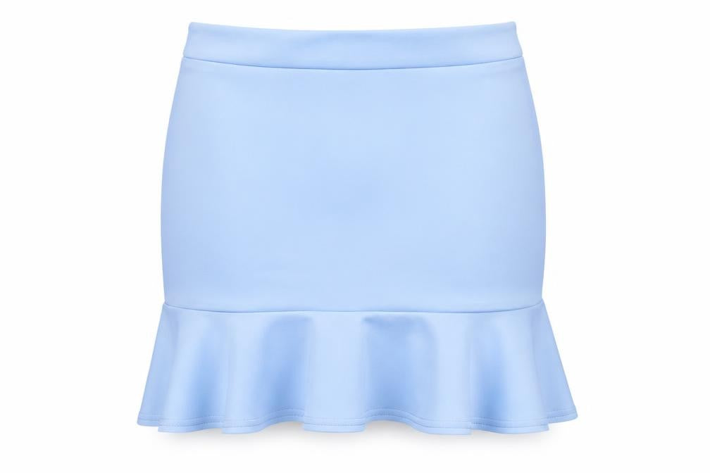 In the Style Womens Blue Polyester Bandage Skirt Size 10