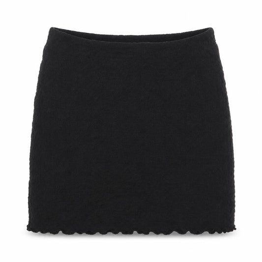 Monki Womens Black Polyester A-Line Skirt Size M