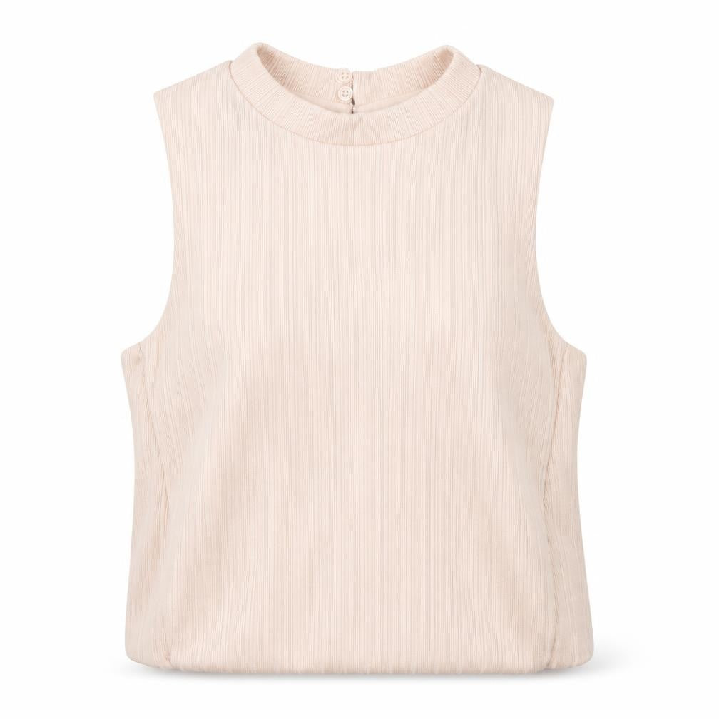 New Look Womens Pink Polyester Basic Tank Size 10 Round Neck