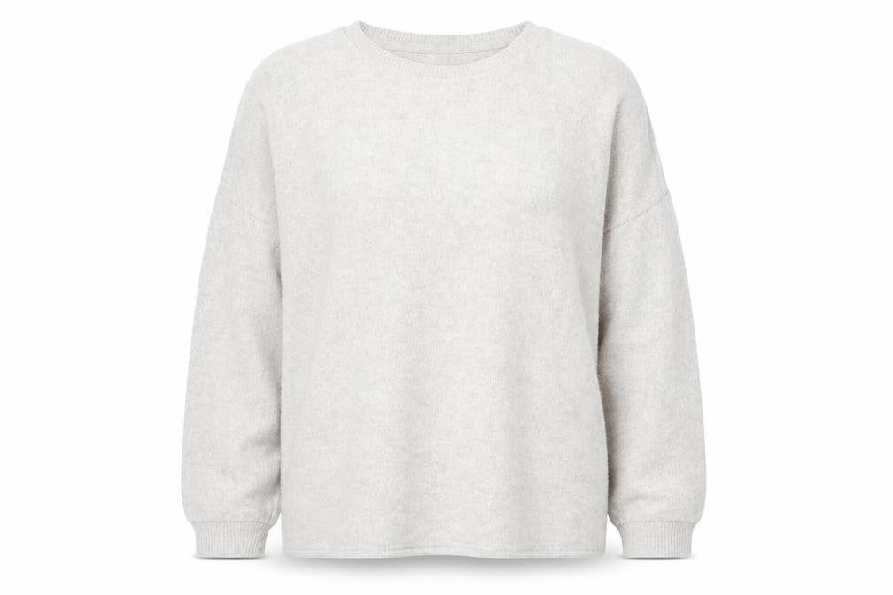 Primark Womens Grey Round Neck Polyester Pullover Jumper Size S