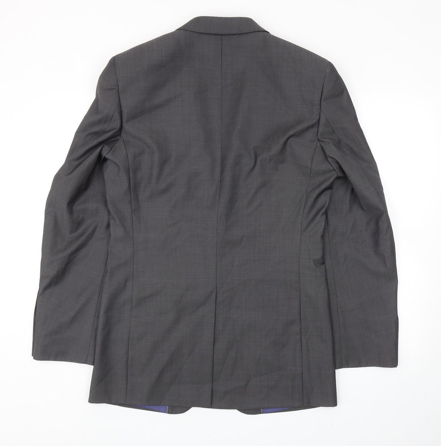 Marks and Spencer Mens Grey Wool Jacket Suit Jacket Size 36
