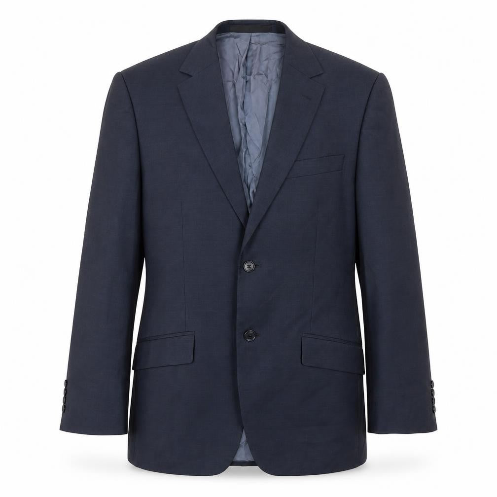 Marks & Spencer Mens Blue Wool Jacket Suit Jacket Size 36