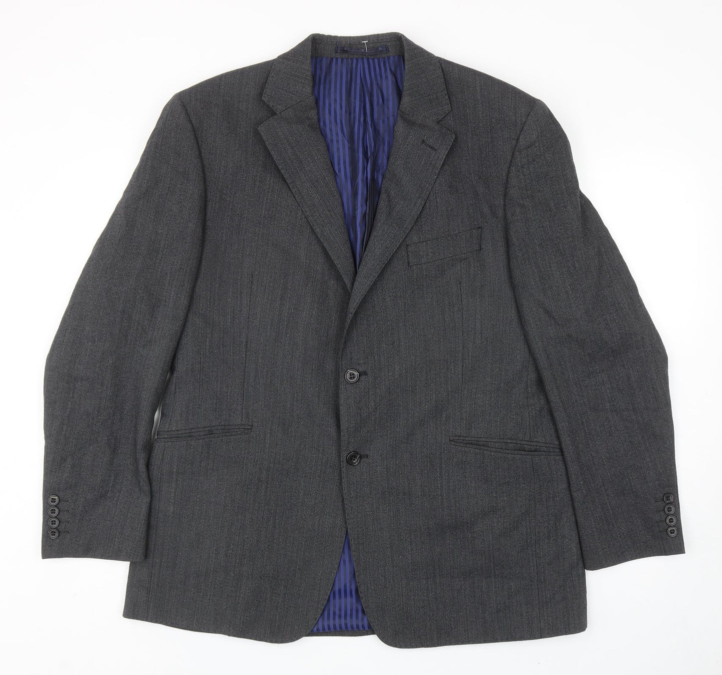 Marks and Spencer Mens Grey Wool Jacket Suit Jacket Size 42