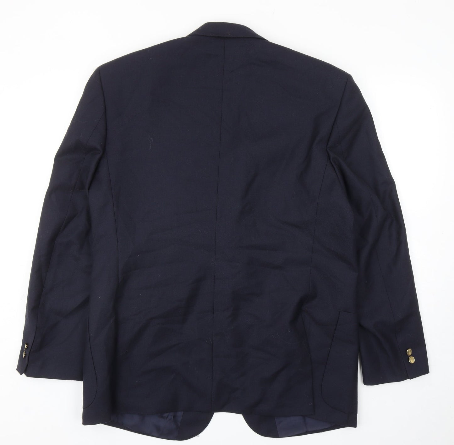 Skopes Mens Blue Wool Jacket Suit Jacket Size 44