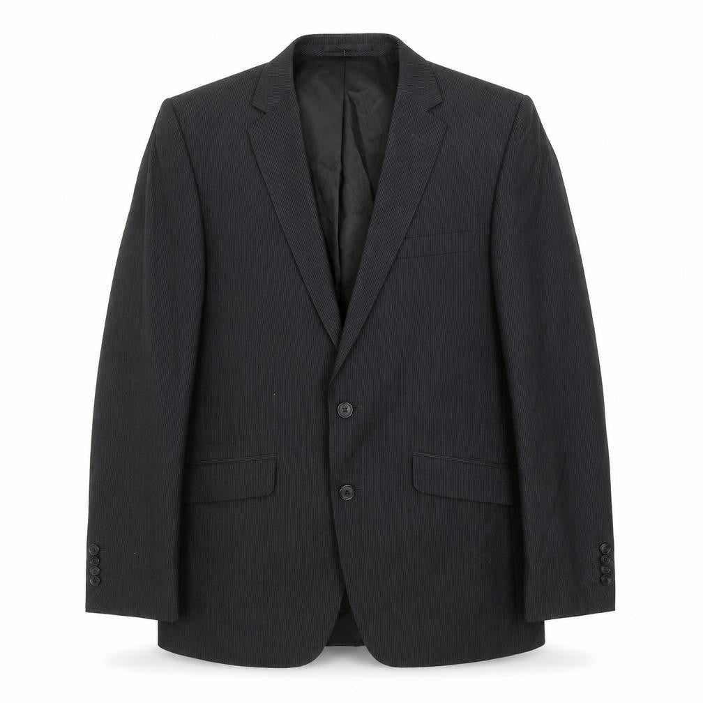 Vivaldi Mens Grey Polyester Jacket Suit Jacket Size 36
