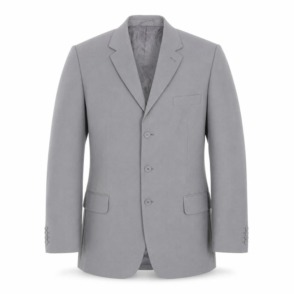 Jolliman Mens Grey Polyester Jacket Suit Jacket Size 42